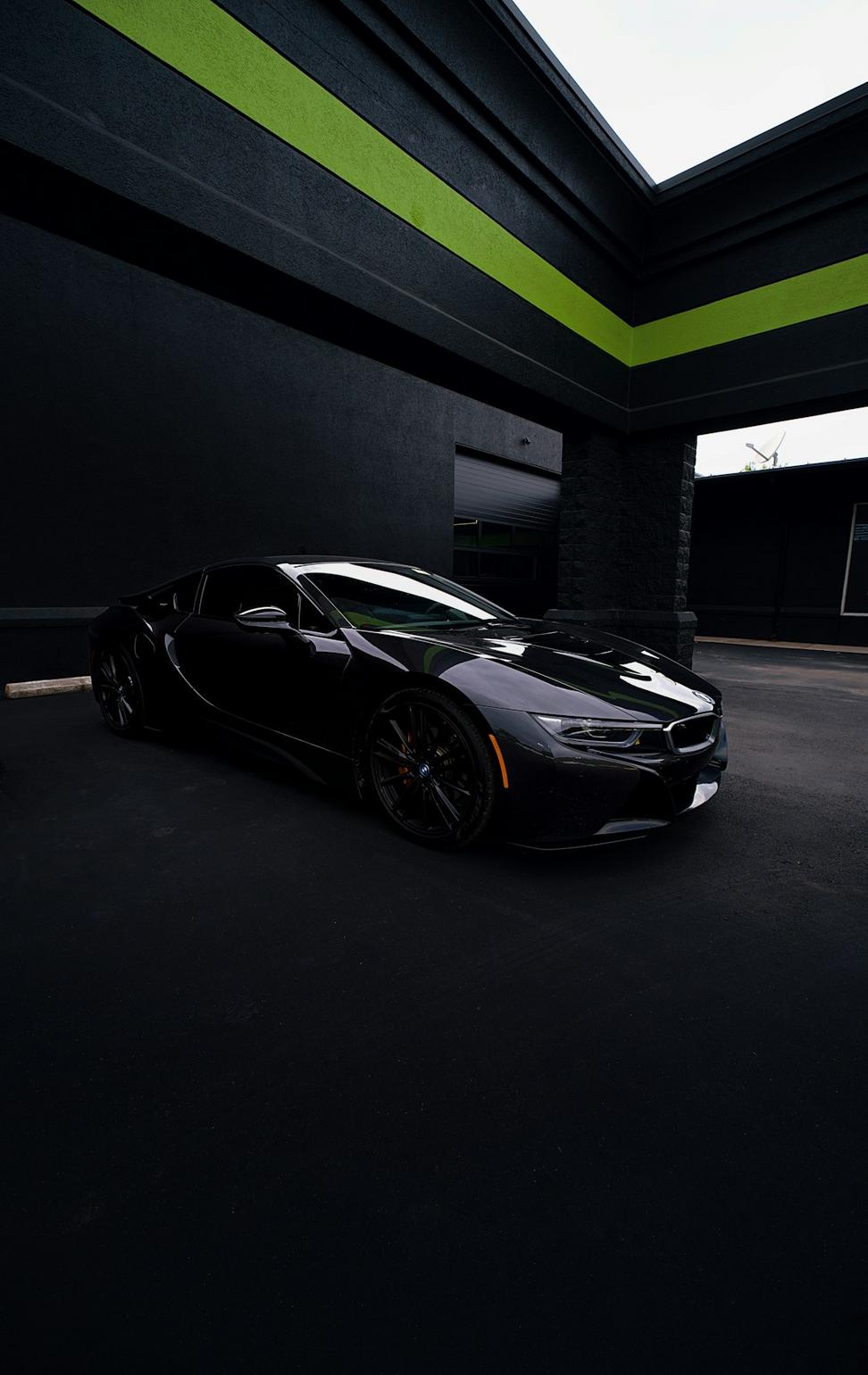 Satin black paint
